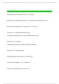 Breath Alcohol testing&vert; Exam Questions with Correct Answers New Update &lpar;Verified A&plus; Pass&rpar; 