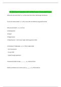 BSC 2010 Exam 4&vert; Questions with Verified Answers&vert; Guaranteed Success