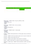  Chamberlain Bios 252 Exam 1 Questions And Correct Answers