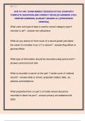 HCB 101 HM 1 EXAM NEWEST 2025&sol;2026 ACTUAL EXAM WITH  COMPLETE QUESTIONS AND CORRECT DETAILED ANSWERS &lpar;100&percnt;  VERIFIED ANSWERS&rpar; &vert;ALREADY GRADED A&plus;&vert; &vert;&vert;PROFESSOR  VERIFIED&vert;&vert;