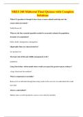 NRES 348 Midterm&sol; Final Quizzes with Complete Solutions