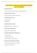 OAM 330 Test -Questions 2025&sol;2026 with 100&percnt; Correct Solutions