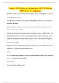 Physics 203 Midterm I-Questions 2025&sol;2026 with 100&percnt; Correct Solutions