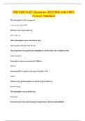 PHYS203 NJIT-Questions 2025&sol;2026 with 100&percnt; Correct Solutions
