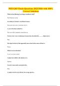 PHYS203 Finals-Questions 2025&sol;2026 with 100&percnt; Correct Solutions