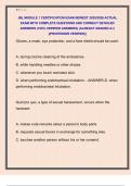 JBL MODULE 1 CERTIFICATION EXAM NEWEST 2025&sol;2026 ACTUAL  EXAM WITH COMPLETE QUESTIONS AND CORRECT DETAILED  ANSWERS &lpar;100&percnt; VERIFIED ANSWERS&rpar; &vert;ALREADY GRADED A&plus;&vert;  &vert;&vert;PROFESSOR VERIFIED&vert;&vert;