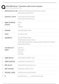 BSC2086 lesson 7 Questions with Correct Answers