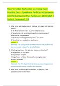 New York Nail Technician Licensing Exam  Practice Test &ndash; Questions And Correct Answers  &lpar;Verified Answers&rpar; Plus Rationales 2026 Q&A &vert;  Instant Download Pdf 