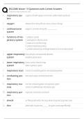 BSC2086 lesson 13 Questions with Correct Answers