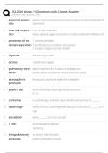 BSC2086 lesson 14 Questions with Correct Answers 