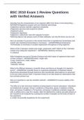 BSC 2010 Exam 1 Review Questions with Verifed Answers