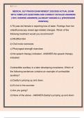 MEDICAL SLP PRAXIS EXAM NEWEST 2025&sol;2026 ACTUAL EXAM  WITH COMPLETE QUESTIONS AND CORRECT DETAILED ANSWERS  &lpar;100&percnt; VERIFIED ANSWERS&rpar; &vert;ALREADY GRADED A&plus;&vert; &vert;&vert;PROFESSOR  VERIFIED&vert;&vert; 