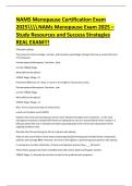 NAMS Menopause Certification Exam 2025 &ndash; Study Resources and Success Strategies &lpar;REAL EXAM&rpar;