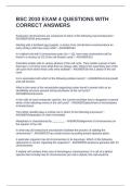 BSC 2010 EXAM 4 QUESTIONS WITH CORRECT ANSWERS