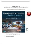 Full Solution Manual  Solution Manual for Management Accounting for Decision Makers 11th Edition by Peter Atrill & Eddie McLaney &vert; Complete Solutions for Chapters 1&ndash;12