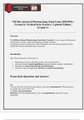NR 566 Advanced Pharmacology Final Exam 2025&sol;2026 &vert;  Version B &vert; Verified-Style Practice &vert; Updated Edition &vert;  Graded A&plus;