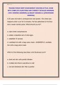 TRAUMA FISDAP AEMT EXAM NEWEST 2025&sol;2026 ACTUAL EXAM  WITH COMPLETE QUESTIONS AND CORRECT DETAILED ANSWERS  &lpar;100&percnt; VERIFIED ANSWERS&rpar; &vert;ALREADY GRADED A&plus;&vert; &vert;&vert;PROFESSOR  VERIFIED&vert;&vert;