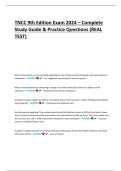TNCC 2024 9th Edition Exam &ndash; Complete Review&comma; Practice Questions & Real Answers
