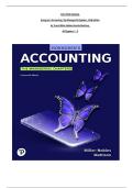 Full Solution Manual  Thorngren's Accounting&colon; The Managerial Chapters&comma; 14th Edition by Tracie Miller-Nobles & Brenda Mattison &vert; Complete Solutions for Chapters 1&ndash;9