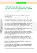 KIN 2501&colon; Final Questions and Answers  &lpar;100&percnt; Correct Answers&rpar; Already Graded  A&plus; 