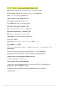 HNF 471 Final Exam Questions and Answers Already Passed