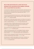 DELAWARE LIFE INSURANCE LATEST TEST EXAM 2025&sol;2026 STUDY QUESTIONS WITH VERIFIED ANSWERS 100&percnt; GUARANTEED PASS &vert; RATED A&plus;