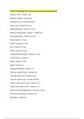 HNF 471 Exchanges Exam Questions and Answers Already Passed 