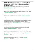 ECPI Math Test Questions and Verified Answers&comma; 100- Score Guarantee Pass &lpar;Latest 2025&rpar;&period;