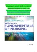 Test Bank for Davis Advantage for Wilkinson&rsquo;s Fundamentals of Nursing&colon; Theory&comma; Concepts&comma; and Applications &lpar;5th Edition&rpar; by Leslie S&period; Treas &vert; Complete Exam Prep 2025&ndash;2026