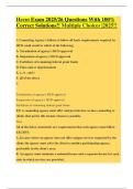 Hecm Exam 2025&sol;26 Questions With 100&percnt; Correct Solutions&excl;&excl; Multiple Choices &vert;2025&excl;&excl;