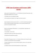 CFRE Exam Questions and Answers 100&percnt;  Correct 