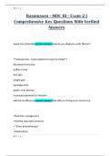 Rasmussen - MDC III - Exam 2 &vert; Comprehensive Key Questions With Verified Answers
