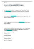 NU131 EXAM 3 &vert; CERTIFIED Q&A
