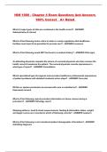 HIM 1000 - Chapter 4 Exam Questions And Answers 100&percnt; Correct  A&plus; Rated 