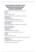 Actual Anthem Practice Test  Questions And Accurate  Answers 2025&sol;2026 