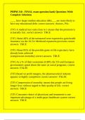 PHPM 310 - FINAL exam question bank Questions With Complete Solutions