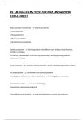 PH 144 FINAL EXAM WITH QUESTION AND ANSWER 100&percnt; CORRECT