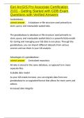 Esri ArcGIS Pro Associate Certification 2101 - Getting Started with GDB Exam Questions with Verified Answers&period;docx