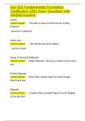 Esri GIS Fundamentals Foundation Certification 2201 Exam Questions with Verified Answers&period;docx
