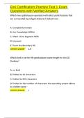 Esri Certification Practice Test 1 Exam Questions with Verified Answers&period;docx