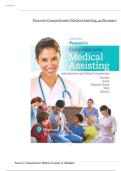 Test Bank for Pearson's Comprehensive Medical Assisting&comma; 4th Edition by Beaman &vert;&vert; All Chapters &vert;&vert; Newest Version A&plus;