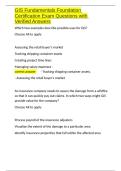 GIS Fundamentals Foundation Certification Exam Questions with Verified Answers&period;docx