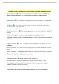 BUSML 3250 Exam 3 Questions with Correct Answers&vert; New Update Guaranteed Success