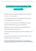 Army Drivers Course Questions AND Answers 2026