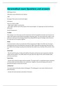 Aeromedical exam Questions and answers 
