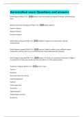 Aeromedical exam Questions and answers 