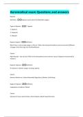 Aeromedical exam Questions and answers 