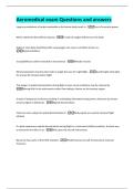 Aeromedical exam Questions and answers 