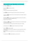 Aeromedical exam Questions and answers 