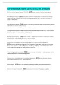Aeromedical exam Questions and answers 